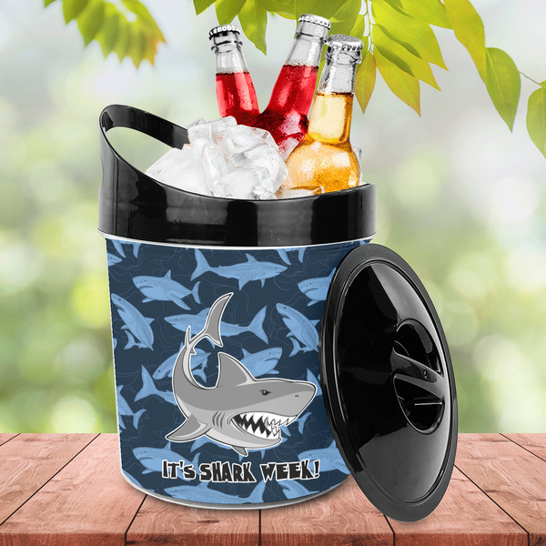 Sharks Plastic Ice Bucket - LIFESTYLE
