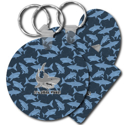 Sharks Plastic Keychain (Personalized)