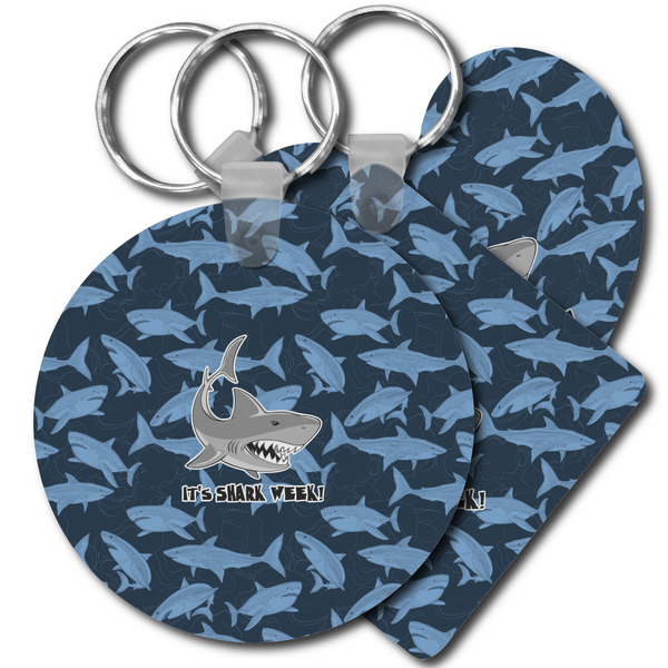 Custom Sharks Plastic Keychain (Personalized)