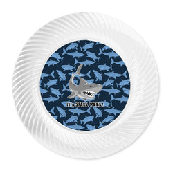 Sharks Plastic Party Dinner Plates - 10" (Personalized)
