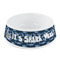 Sharks Plastic Dog Bowl - Small (Personalized)
