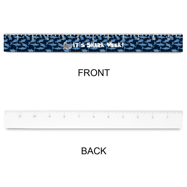 Sharks Plastic Ruler - 12" - APPROVAL