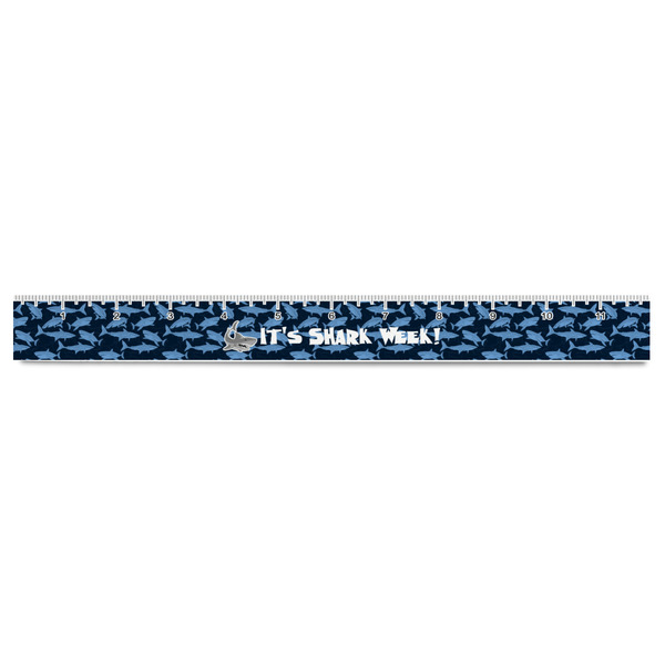 Sharks Plastic Ruler - 12" - FRONT