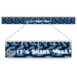 Sharks Plastic Ruler - 12" (Personalized)