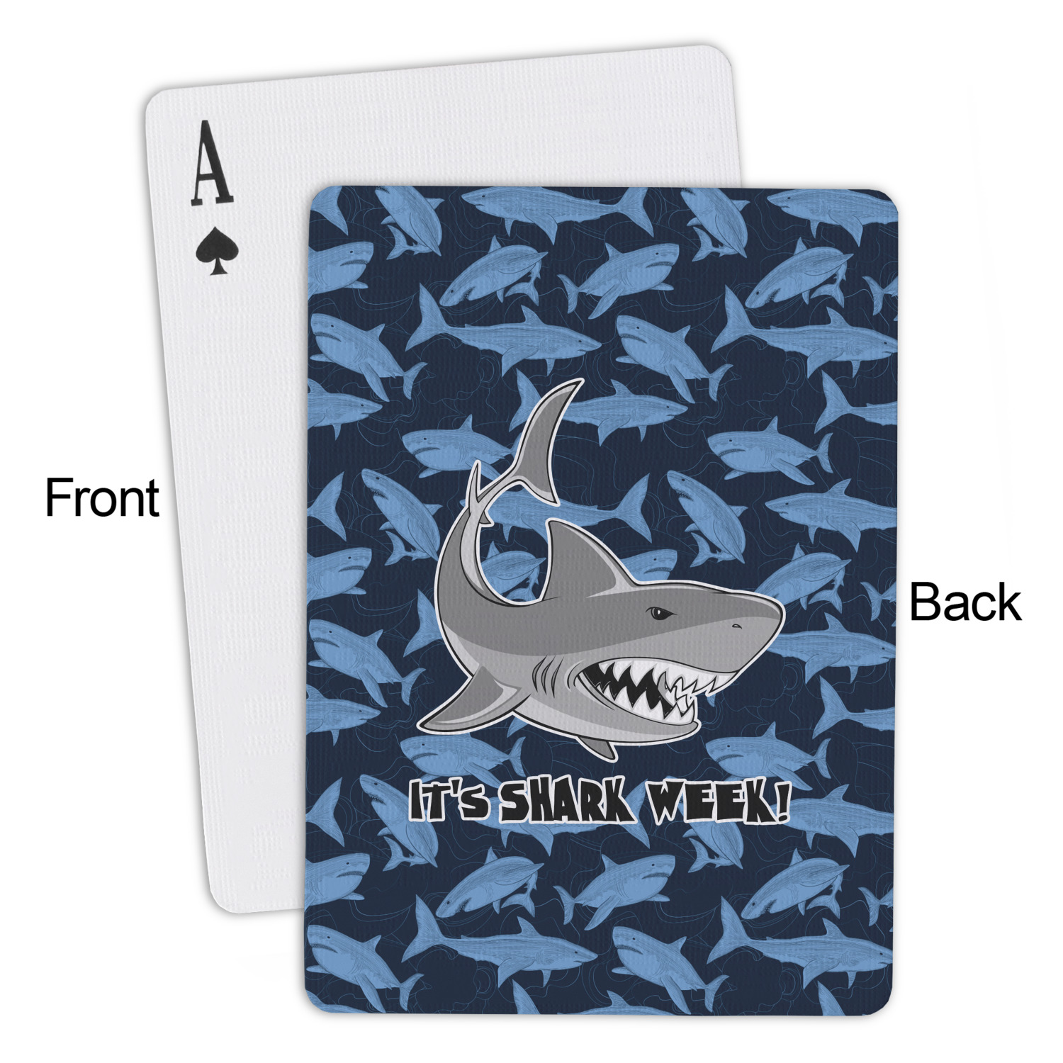 Custom Sharks Playing Cards (Personalized) | YouCustomizeIt