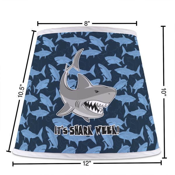 Sharks Poly Film Empire Lampshade - Dimensions
