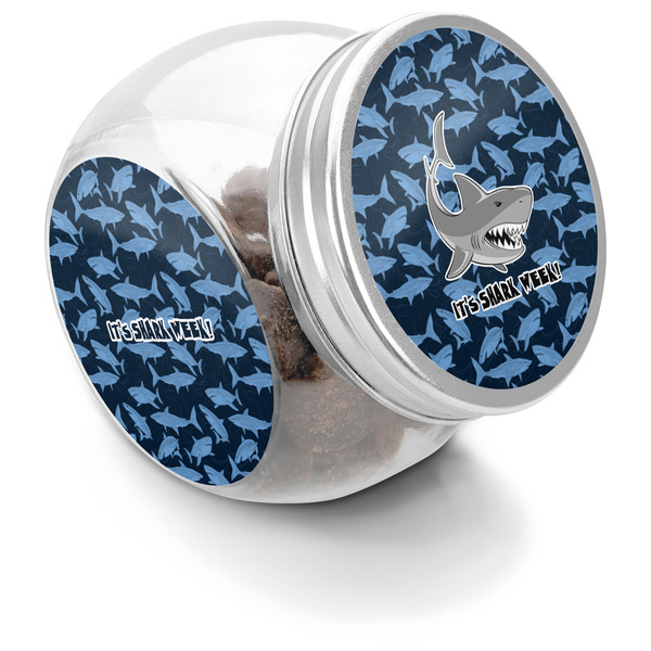 Custom Sharks Puppy Treat Jar (Personalized)