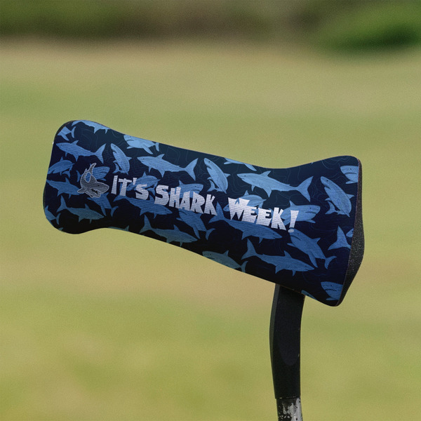 Sharks Putter Cover - On Putter