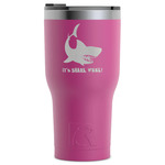 Sharks RTIC Tumbler - Magenta - Laser Engraved - Single-Sided (Personalized)