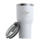 Sharks RTIC Tumbler -  White (with Lid)