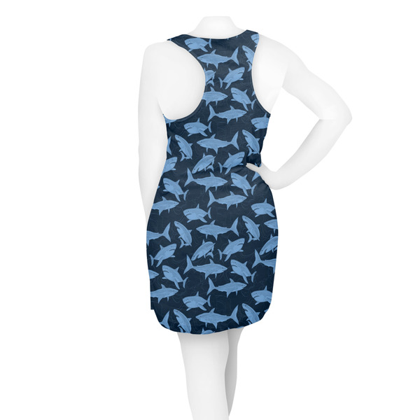 Sharks Racerback Dress - On Model - Back