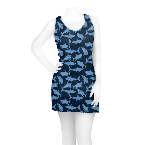 Sharks Racerback Dress - On Model - Front