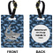 Sharks Rectangle Luggage Tag (Front + Back)