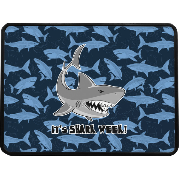 Sharks Rectangular Car Hitch Cover w/ FRP Insert