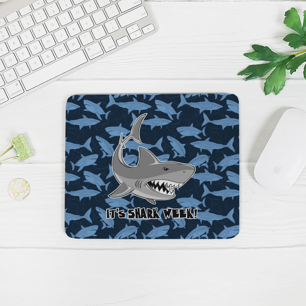 Sharks Rectangular Mouse Pad - LIFESTYLE 2