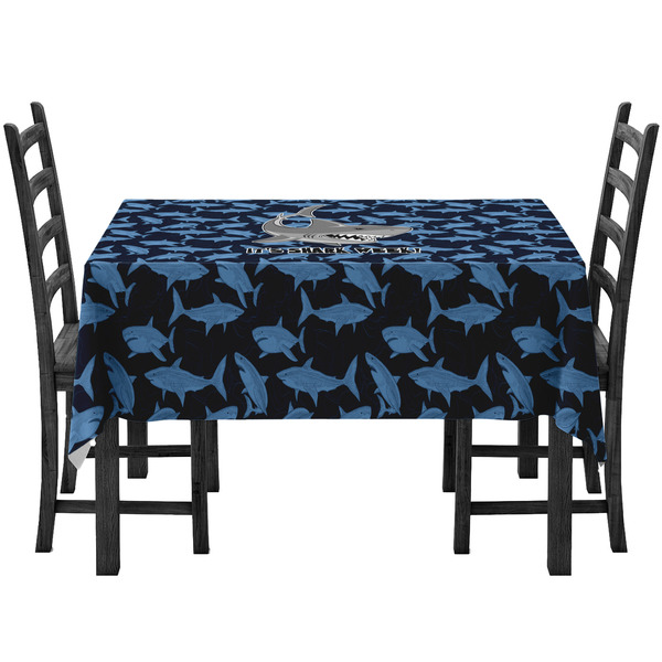 Custom Sharks Tablecloth (Personalized)