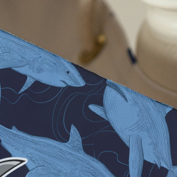 Sharks Large Rope Tote - Close Up View