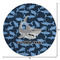 Sharks Round Area Rug - Size