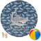 Sharks Round Beach Towel (Personalized)