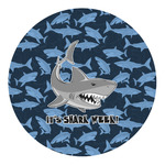 Sharks Round Decal - Large (Personalized)