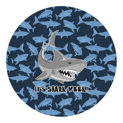 Sharks Round Decal - Small (Personalized)