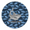 Sharks Round Decal