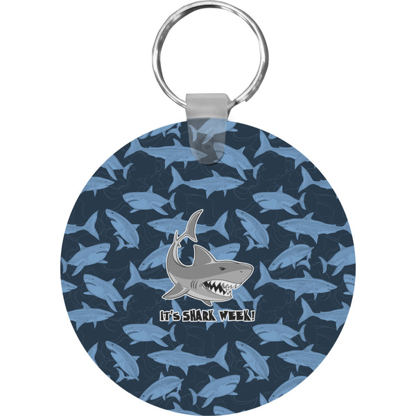 Sharks Round Keychain (Personalized)