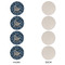 Sharks Round Linen Placemats - APPROVAL Set of 4 (single sided)