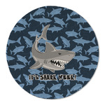 Sharks Round Linen Placemat (Personalized)