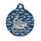 Sharks Round Pet Tag