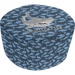 Sharks Round Pouf Ottoman (Personalized)