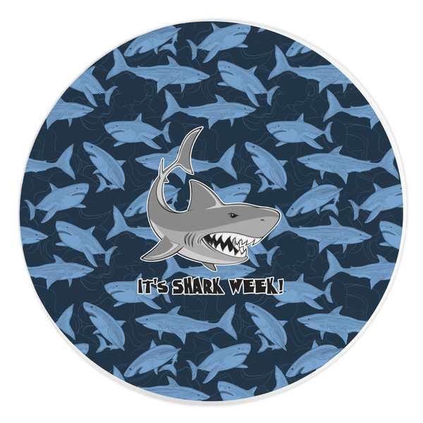 Custom Sharks Round Stone Trivet (Personalized)