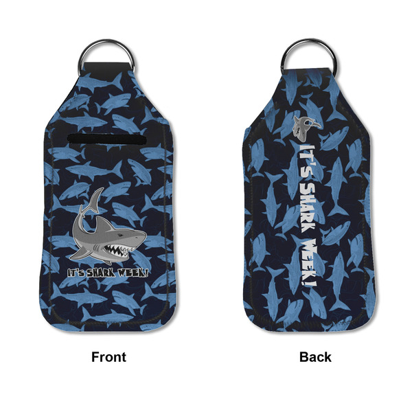 Sharks Sanitizer Holder Keychain - Large APPROVAL (Flat)