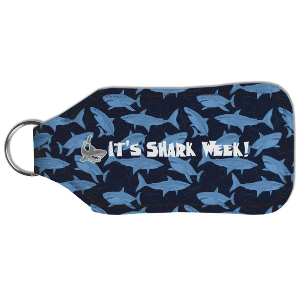 Sharks Sanitizer Holder Keychain - Large (Back)