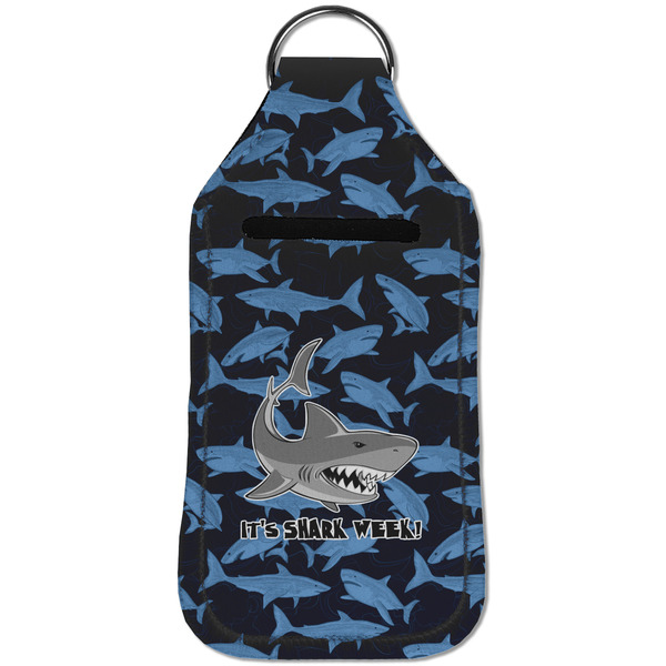 Sharks Sanitizer Holder Keychain - Large (Front)