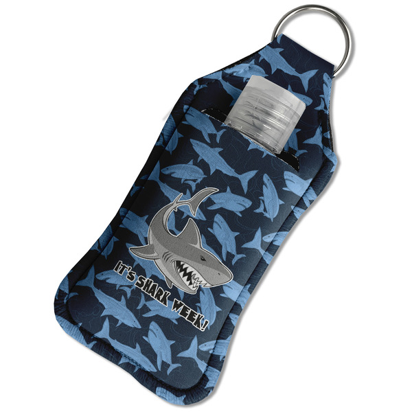Sharks Sanitizer Holder Keychain - Large in Case