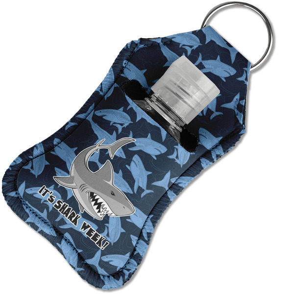 Sharks Sanitizer Holder Keychain - Small in Case