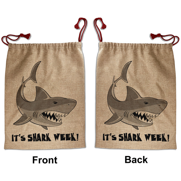 Sharks Santa Bag - Front and Back