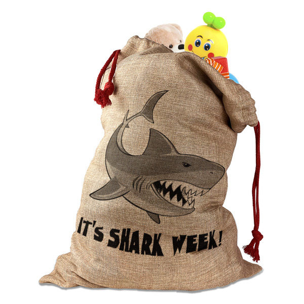 Custom Sharks Santa Sack (Personalized)