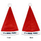 Sharks Santa Hats - Front and Back (Double Sided Print) APPROVAL