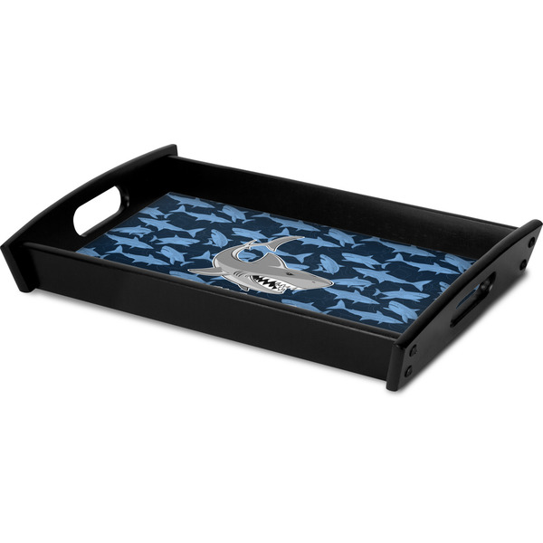 Sharks Serving Tray Black - Corner