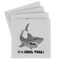 Sharks Set of 4 Sandstone Coasters - Front View