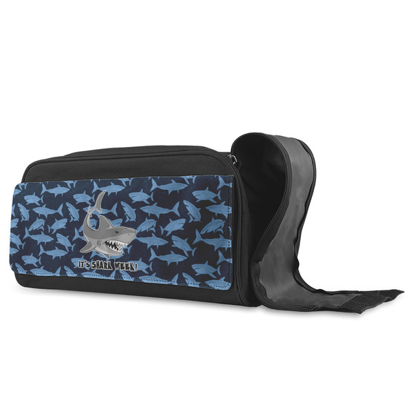 Sharks Shoe Bags - ANGLE (Open)