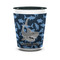 Sharks Shot Glass - Two Tone - FRONT