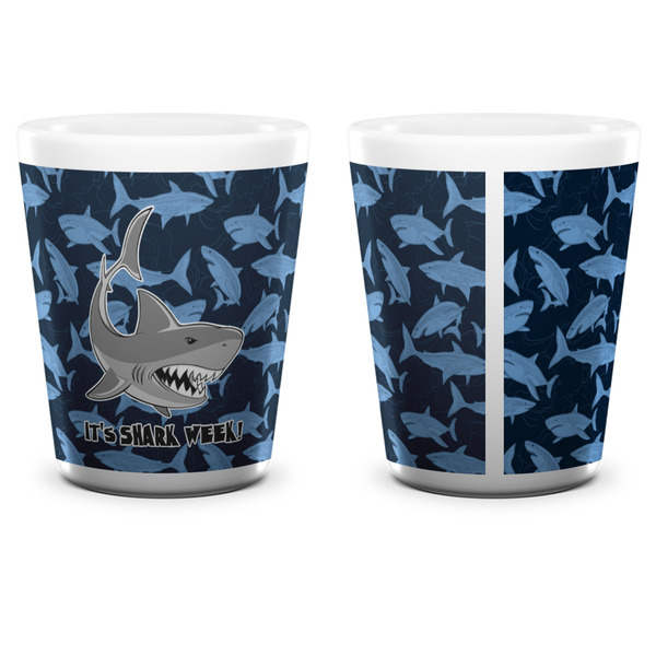 Sharks Shot Glass - White - APPROVAL