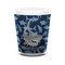 Sharks Ceramic Shot Glass - 1.5 oz - White - Set of 4 (Personalized)