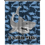 Sharks Extra Long Shower Curtain - 70"x83" w/ Name or Text