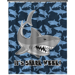 Sharks Extra Long Shower Curtain - 70"x83" w/ Name or Text