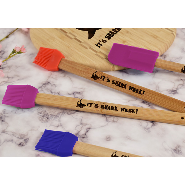 Sharks Silicone Brush - Purple - Lifestyle