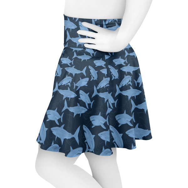 Sharks Skater Skirt - Side